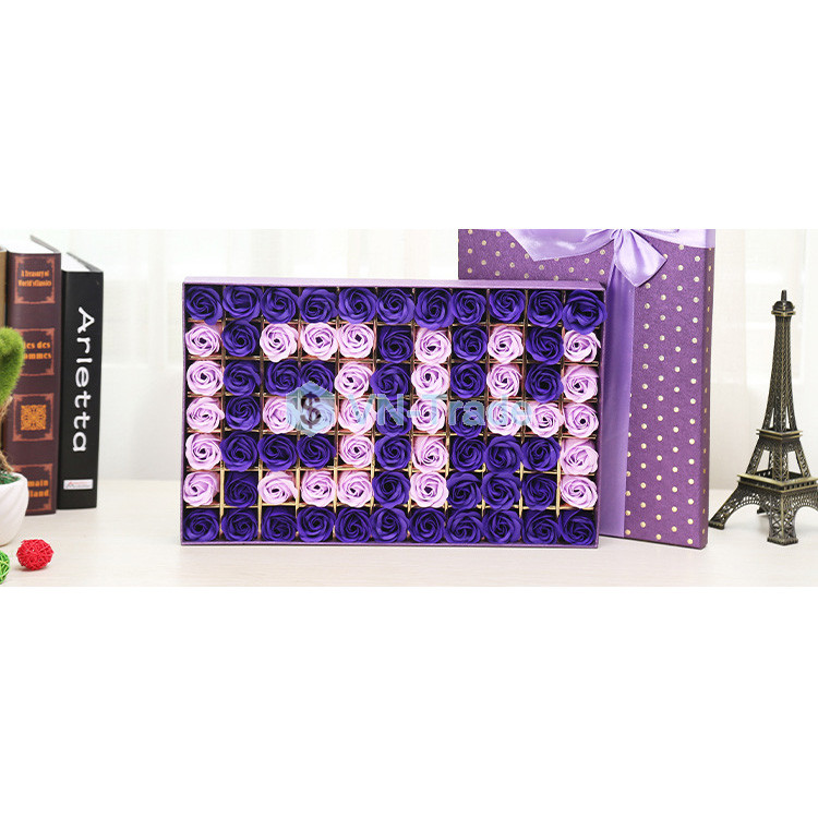Hộp Xà Phòng 77 Bông 1314 (Tím)