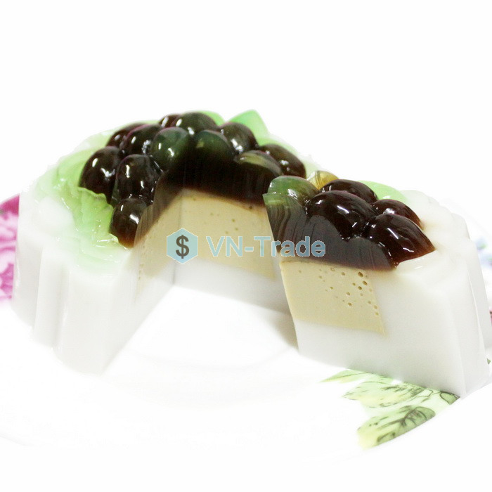 Bánh Trung Thu Rau Câu Nhân Bánh Flan Trà Xanh