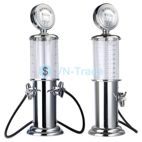 Bình Đựng Trà Sữa Hình Cây Xăng 2 Vòi 