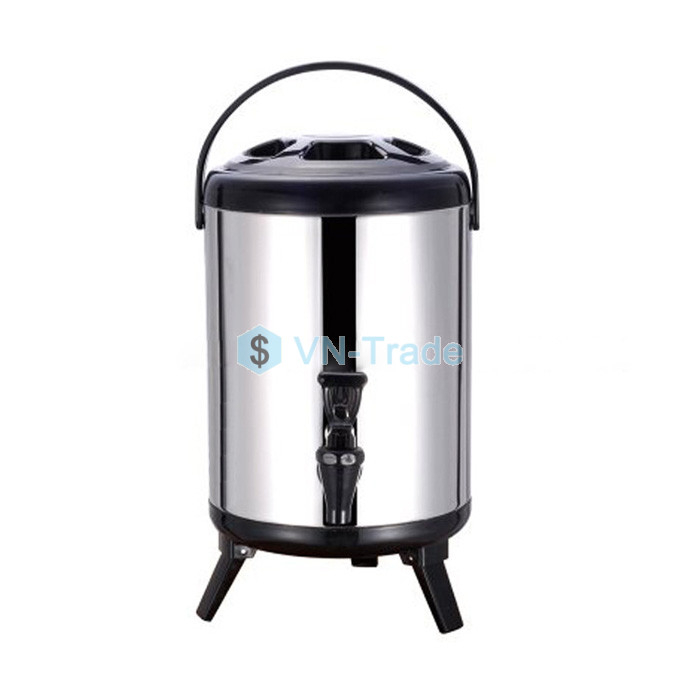Bình Giữ Nhiệt Trà Sữa Chất Liệu Inox 12L