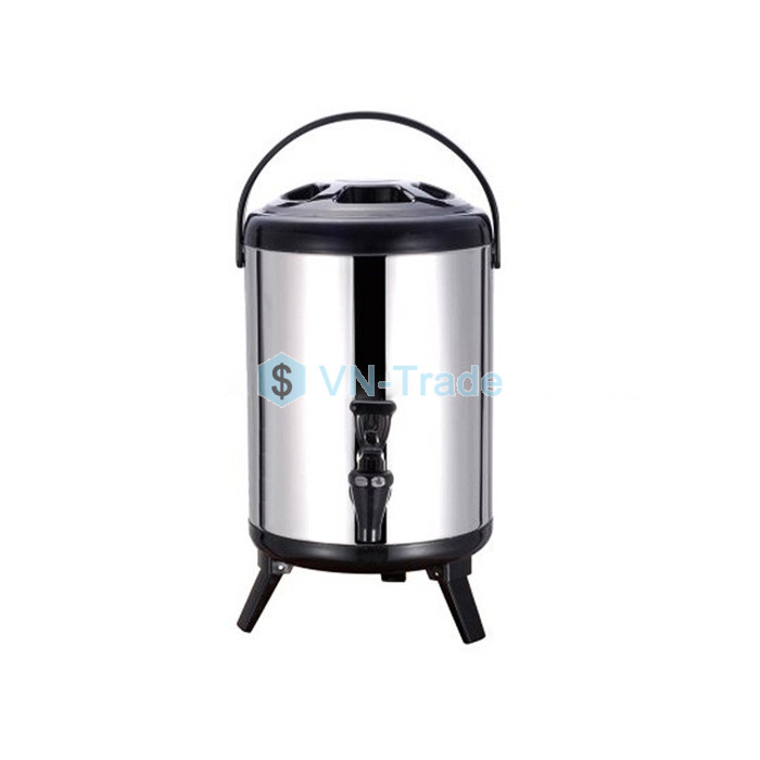 Bình Giữ Nhiệt Trà Sữa Chất Liệu Inox 8L