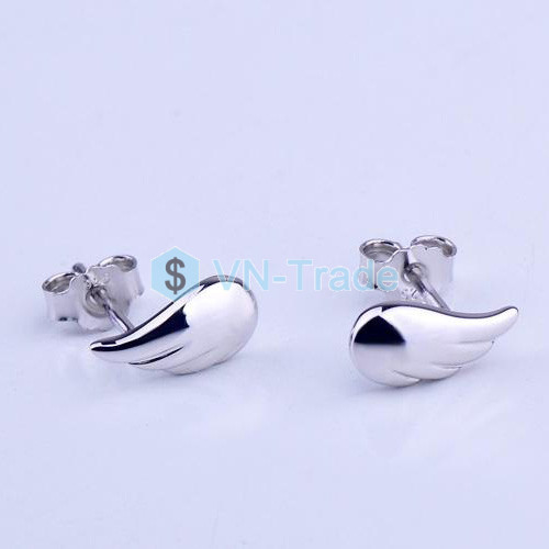 Bông Tai Bạc Đôi Cánh GNE0073