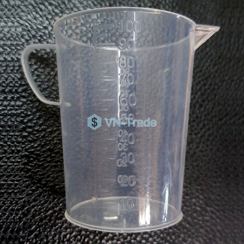 Bộ 4 Ca Đong Nhựa Pha Chế Trà Sữa 100ML