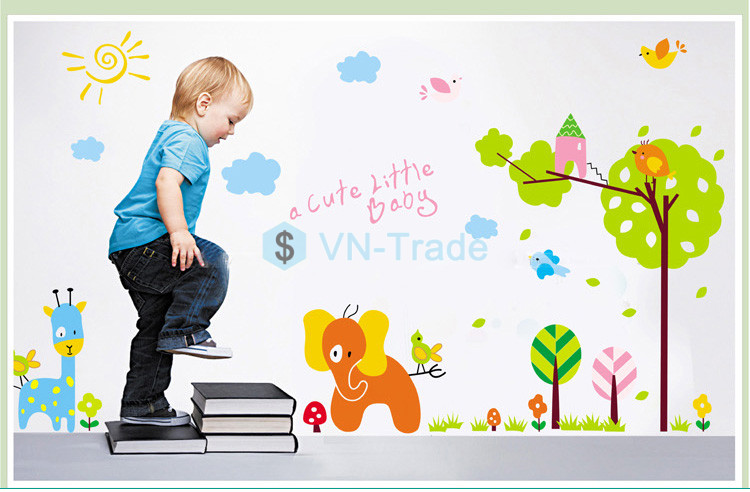  Decal Dán Tường Trang Trí Phòng AY824 (60x90)