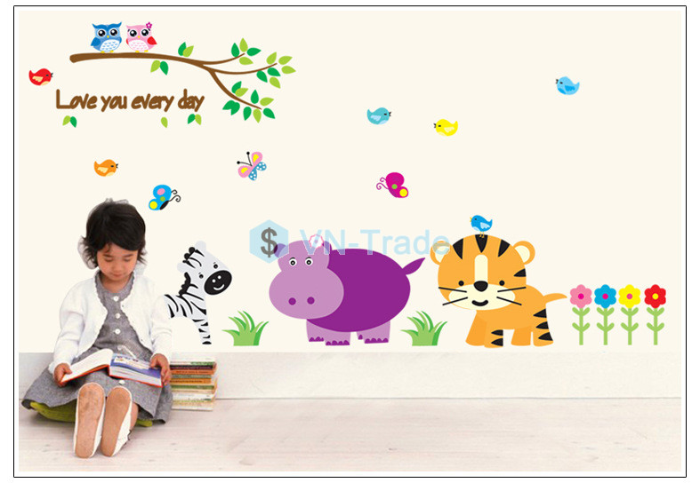 Decal Dán Tường Trang Trí Phòng AY9046 (60x90)