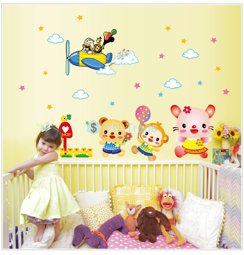  Decal Dán Tường Trang Trí Phòng AY9225 (60x90)