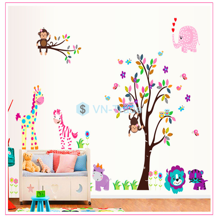  Decal Dán Tường Trang Trí Phòng DF5099AB (60x90)