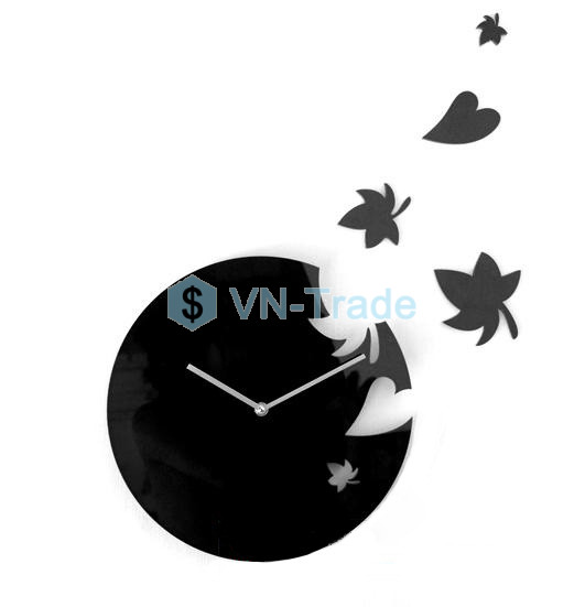 Đồng Hồ Treo Tường Lá Phong 02