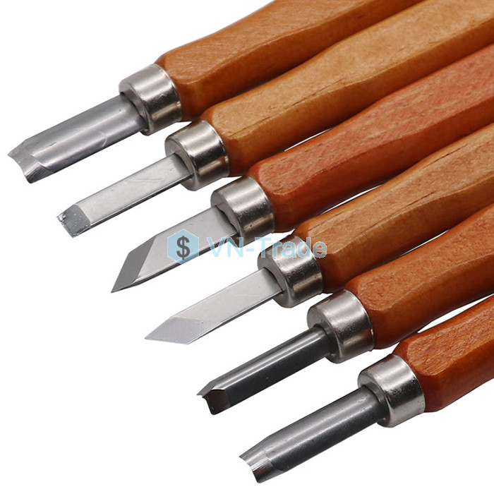 Bộ 12 Dụng Cụ Chạm Khắc Gỗ Đa Năng