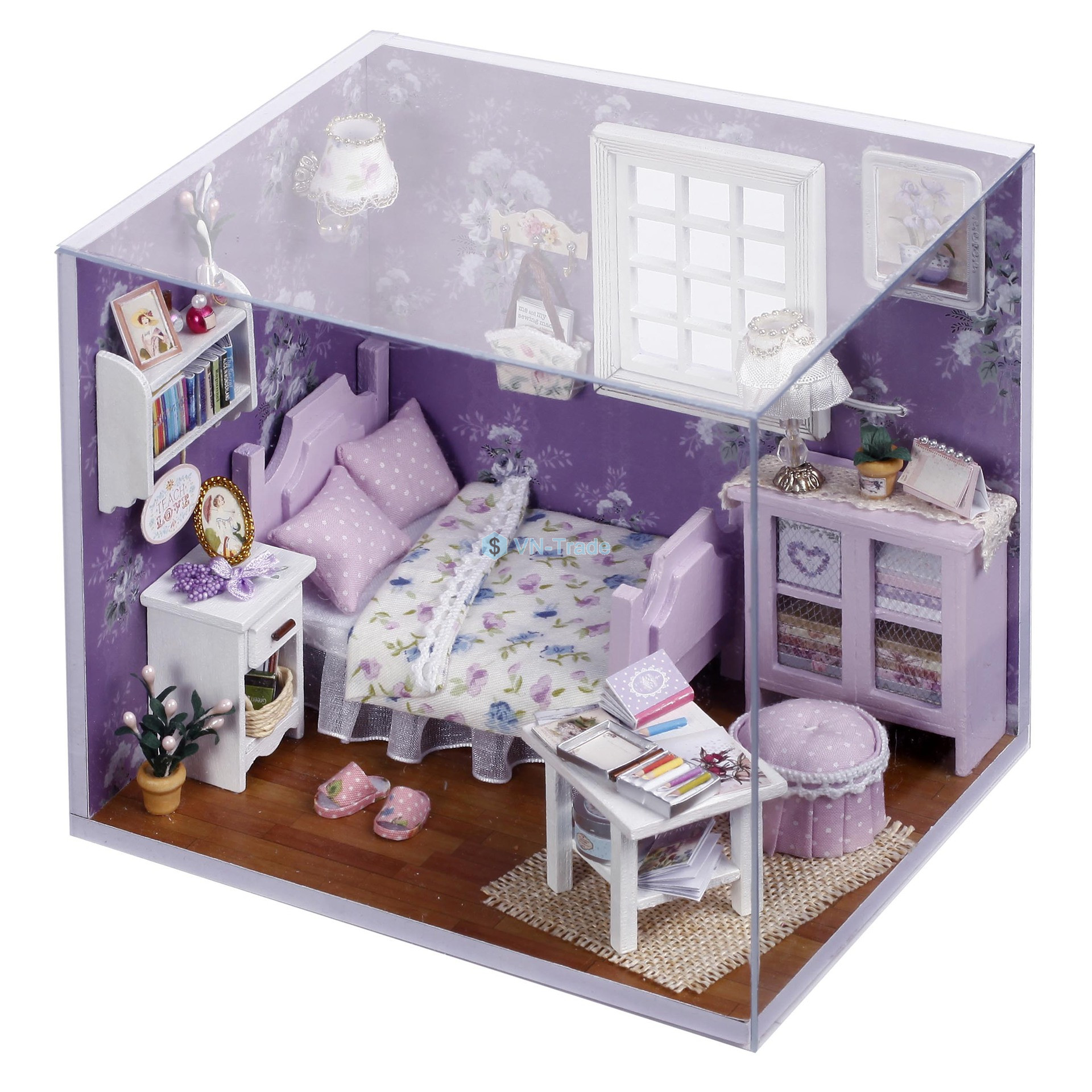 Ngôi Nhà Mô Hình DIY Tự Làm H-001