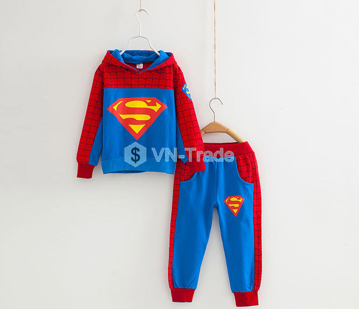 Quần Áo Khoác Siêu Nhân (Super Man) (Loại Tốt)