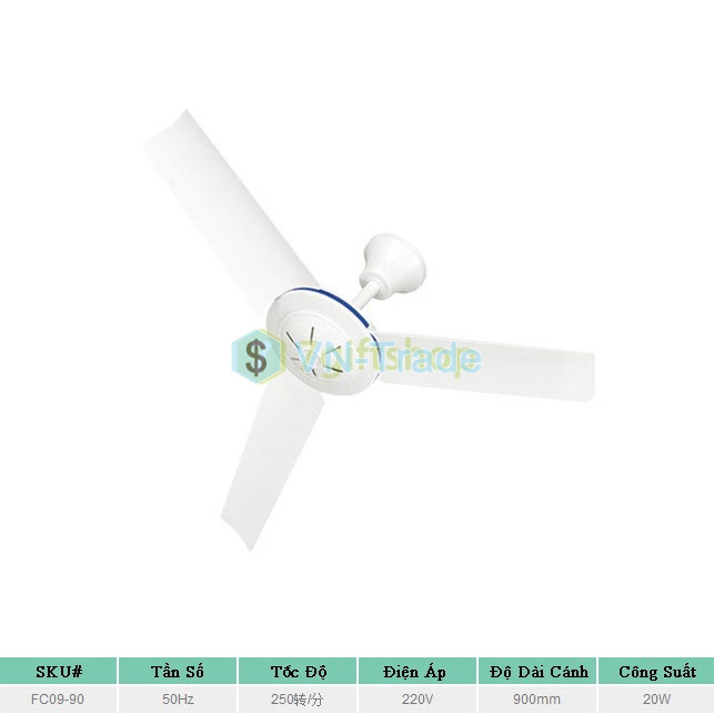  Quạt Trần Mini 105Cm 3 Cánh