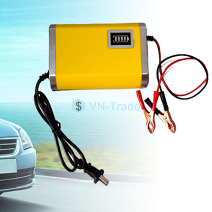 Máy Sạc Bình Ắc Quy Tự Động Cho Xe Hơi (12V 6A) 