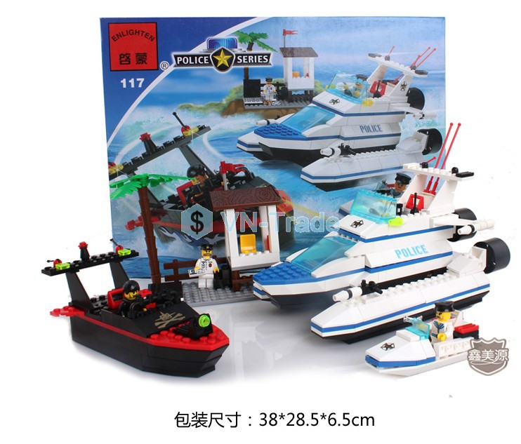 Đồ Chơi Lắp Ráp Enlighten Sea Arrest Team E117