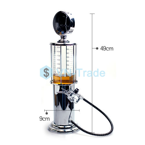 Tháp Đựng Trà Sữa Hình Cây Xăng 1 Vòi 