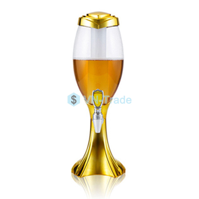 Tháp Bia 3L (Beer Tower) V8 Màu Đồng