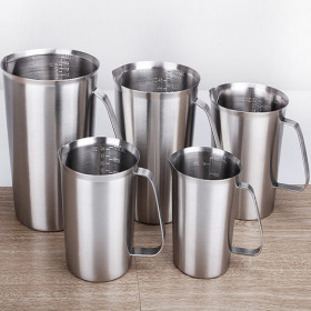 Ca Đong Inox 304 Pha Chế Trà Sữa Loại Tốt 1 Lít