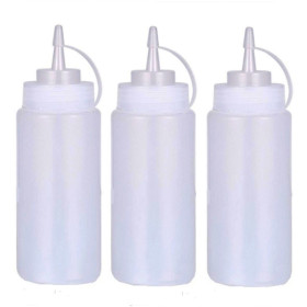 Bộ 3 Chai Nhựa Đựng Sốt  480ml 