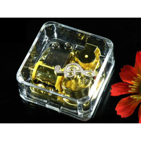 Hộp Nhạc Hình Vuông Nốt Nhạc