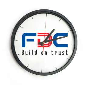 In Logo Lên Đồng Hồ Treo Tường 
