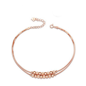 Lắc Tay Bạc Mạ Vàng D045M