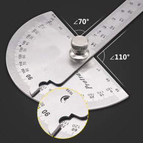 Thước Đo Góc 180 độ - 145mm (Loại Nhỏ)  