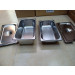Combo 2 Khay Inox 1/3 Cao 6.5cm & 10cm Nắp Nguyên & Nắp Khuyết
