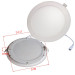 Đèn LED âm trần 6w ánh sáng toả (Vàng)