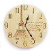 Đồng Hồ Treo Tường Gỗ Phong Cách Paris
