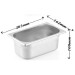Khay Inox Đựng Thạch Topping 1/4 Cao 10cm Không Nắp