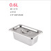 Khay Inox 1/9 Cao 6.5cm Nắp Nguyên