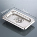 Nắp Nguyên Khay Inox 1/9