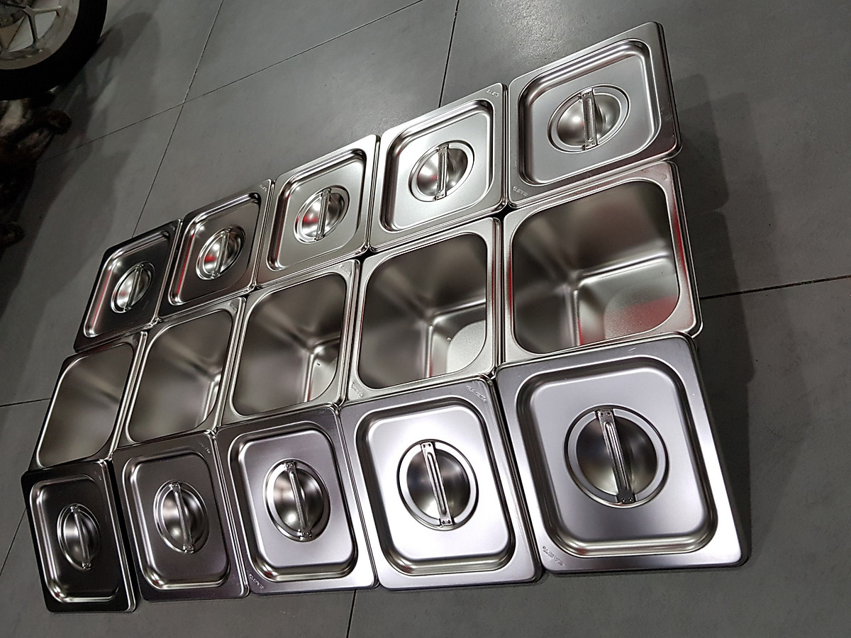 Combo 10 Khay Inox 1/6 Combo 10 Khay Inox 1/6
